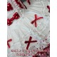 Twin Bears Take A Bite Of Cake White&Red JSK and Salopette(2nd Pre-Order/Full Payment Without Shipping)